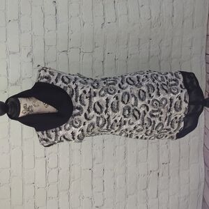 TONI DEBELLIS - Knit Top Sleeveless Gray Black S